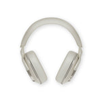 Bowers and Wilkins PX7 S3 Bluetooth Wireless ANC Headphones With Tactile Buttons in Canvas White, rear view