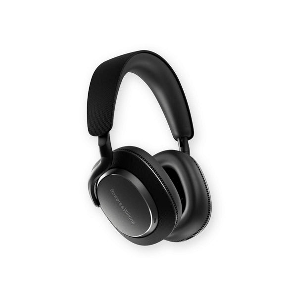 Bowers and Wilkins PX7 S3 Wireless Active Noise Cancellation Headphones in Anthracite Black, angled view