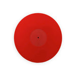Ludic Audio Turntable Acrylic LP Slipmat - Red