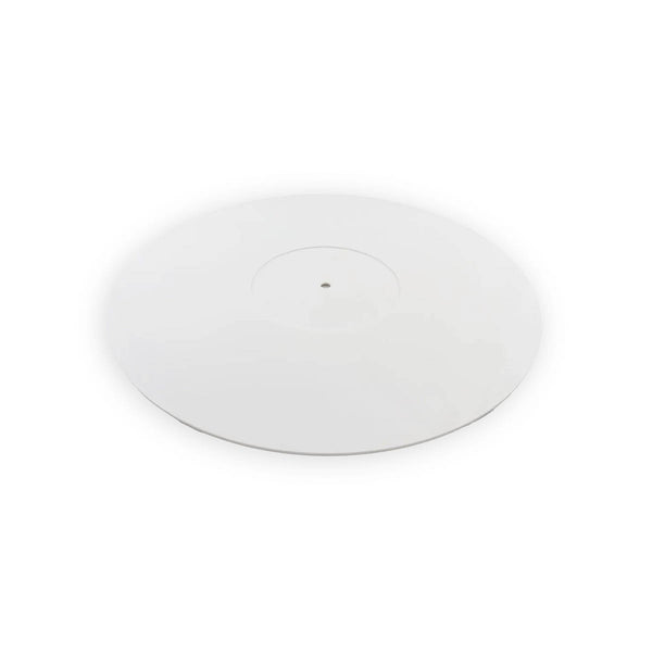 Ludic Audio Turntable Acrylic LP Slipmat - White
