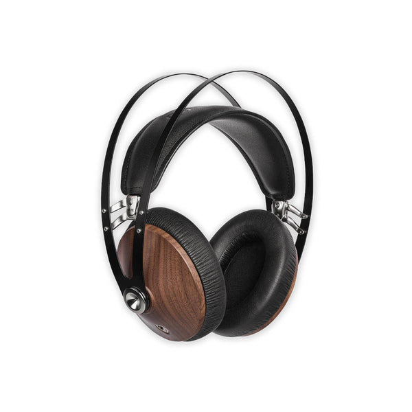 Meze Audio 99 Classics closed-back headphones with walnut earcups and silver highlights