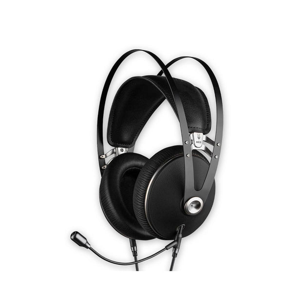 Meze Audio 99 Neo Headset with Boom Mic closed-back hi-fi headphones black finish