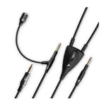 Meze 99 Classics headset detachable boom microphone and cable close ups