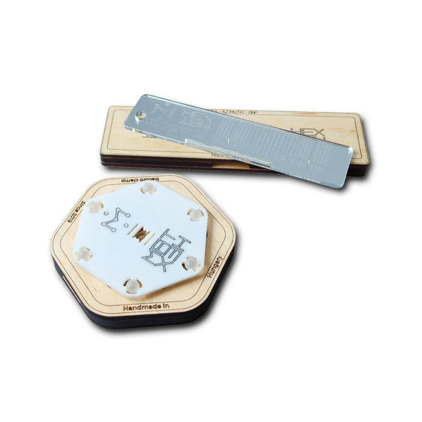 Hexmat Molekula Record Clamp inc. Turntable Alignment Tool - Groove Central