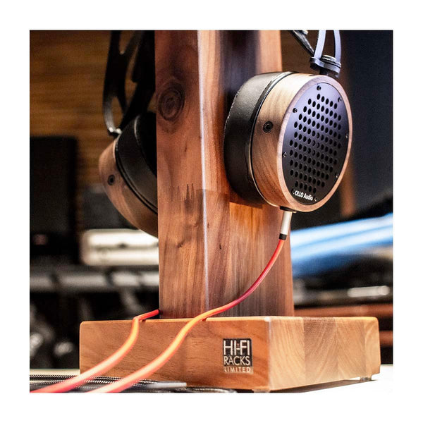 Hi Fi Racks Headphone Holder - Walnut - Groove Central