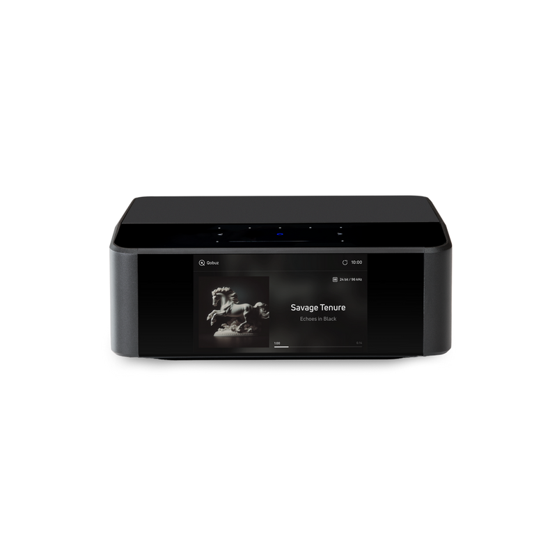 Bluesound NODE ICON N530 Reference Music Streamer in Black front view