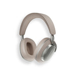 Bowers and Wilkins PX8 S2 Wireless Active Noise Cancellation Headphones in Warm Stone, angled view