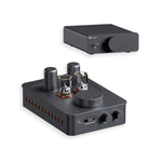 Fosi Audio Q6 + GR70 Tube Headphone System inc DAC & Stereo Amplifier