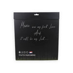 Ludic Audio Leather PU Turntable Slipmat - Black