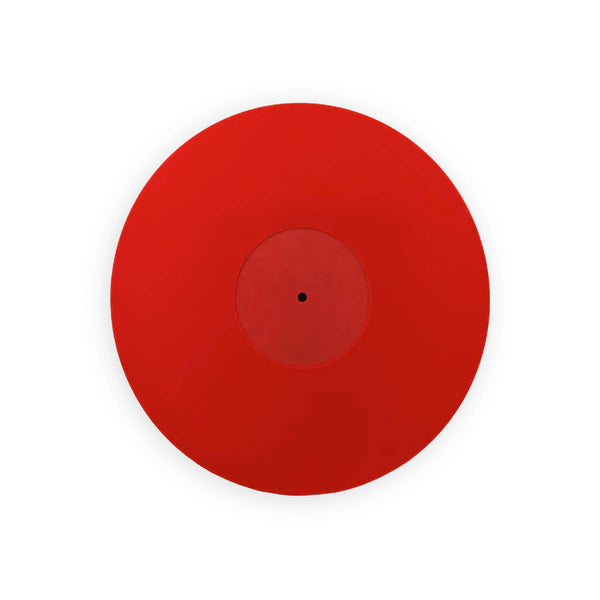 Ludic Audio Turntable Acrylic LP Slipmat - Red