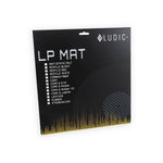 Ludic Audio Leather PU Turntable Slipmat - Black