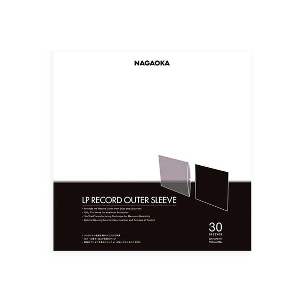 Nagaoka JC30LP LP Record Cover Sleeves (Pack of 30)