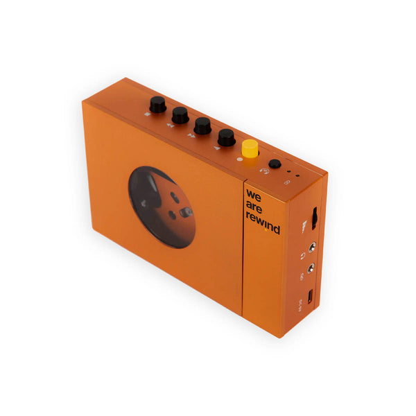 We Are Rewind SERGE WE-001 Personal Cassette Player & Recorder - Orange